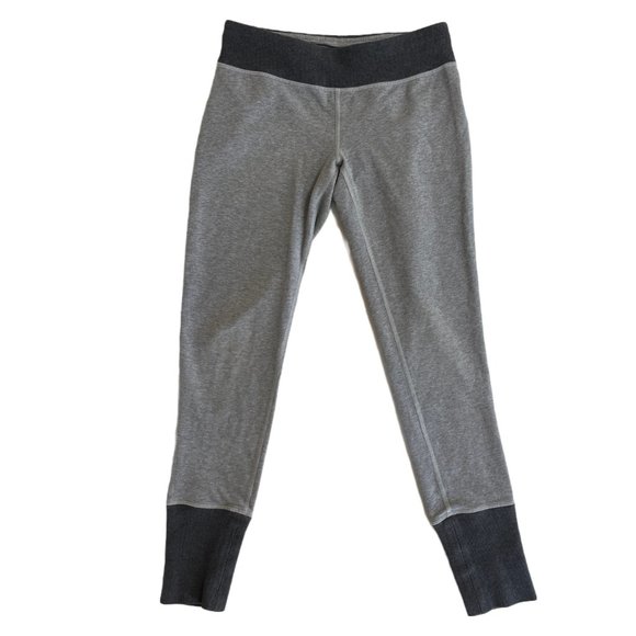 Ivivva Ribbed Cotton Blend Pants in Heathered Gray, Girls 14 - Picture 2 of 10